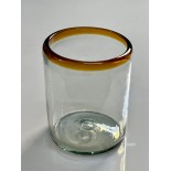 vaso roca 8x10cm filo ambar